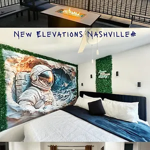 New Elevations Rooftop 5 Min To Downtown Nash Villa